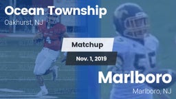 Matchup: Ocean Township High vs. Marlboro  2019