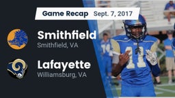 Recap: Smithfield  vs. Lafayette  2017