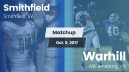 Matchup: Smithfield High vs. Warhill  2017