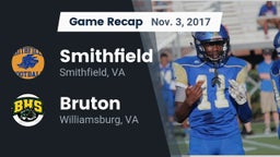 Recap: Smithfield  vs. Bruton  2017