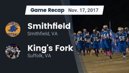 Recap: Smithfield  vs. King's Fork  2017