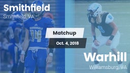 Matchup: Smithfield High vs. Warhill  2018