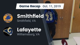 Recap: Smithfield  vs. Lafayette  2019