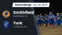 Recap: Smithfield  vs. York  2019