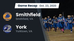 Recap: Smithfield  vs. York  2020