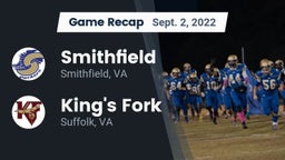 Recap: Smithfield  vs. King's Fork  2022