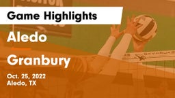 Aledo  vs Granbury  Game Highlights - Oct. 25, 2022