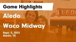 Aledo  vs Waco Midway Game Highlights - Sept. 5, 2023