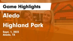 Aledo  vs Highland Park Game Highlights - Sept. 1, 2023