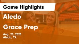 Aledo  vs Grace Prep Game Highlights - Aug. 25, 2023