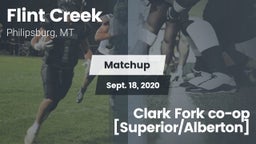 Matchup: Flint Creek Titans vs. Clark Fork co-op [Superior/Alberton] 2020