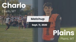 Matchup: Charlo  vs. Plains  2020