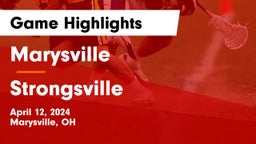 Marysville  vs Strongsville  Game Highlights - April 12, 2024