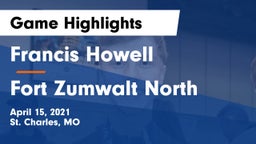 Francis Howell  vs Fort Zumwalt North  Game Highlights - April 15, 2021