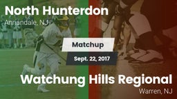 Matchup: North Hunterdon vs. Watchung Hills Regional  2017