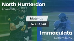 Matchup: North Hunterdon vs. Immaculata  2017