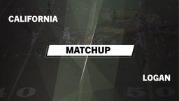 Matchup: California High vs. Logan  2016