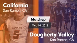 Matchup: California High vs. Dougherty Valley  2016