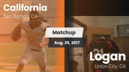 Matchup: California High vs. Logan  2017