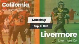 Matchup: California High vs. Livermore  2017