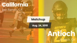 Matchup: California High vs. Antioch  2018