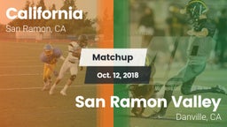 Matchup: California High vs. San Ramon Valley  2018