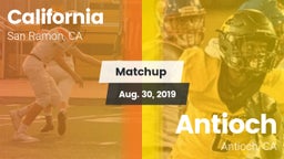 Matchup: California High vs. Antioch  2019