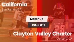 Matchup: California High vs. Clayton Valley Charter  2019
