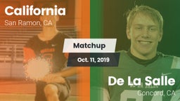 Matchup: California High vs. De La Salle  2019