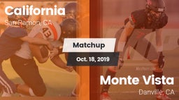 Matchup: California High vs. Monte Vista  2019