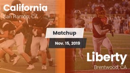 Matchup: California High vs. Liberty  2019