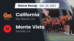 Recap: California  vs. Monte Vista  2021