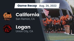 Recap: California  vs. Logan  2022
