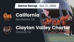 Recap: California  vs. Clayton Valley Charter  2022