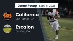 Recap: California  vs. Escalon  2023