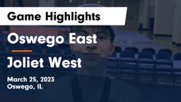 Oswego East  vs Joliet West  Game Highlights - March 25, 2023