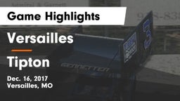 Versailles  vs Tipton  Game Highlights - Dec. 16, 2017
