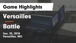 Versailles  vs Battle Game Highlights - Jan. 25, 2018