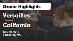 Versailles  vs California  Game Highlights - Jan. 18, 2019