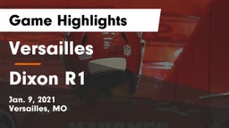Versailles  vs Dixon R1 Game Highlights - Jan. 9, 2021