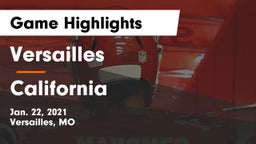 Versailles  vs California  Game Highlights - Jan. 22, 2021