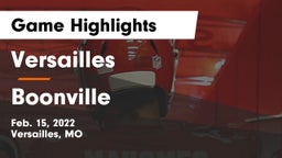Versailles  vs Boonville  Game Highlights - Feb. 15, 2022
