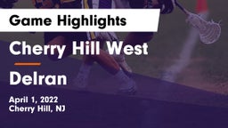 Cherry Hill West  vs Delran  Game Highlights - April 1, 2022
