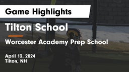 Tilton School vs Worcester Academy Prep School Game Highlights - April 13, 2024