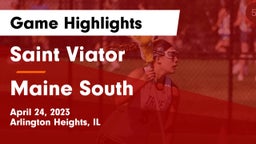 Saint Viator  vs Maine South  Game Highlights - April 24, 2023