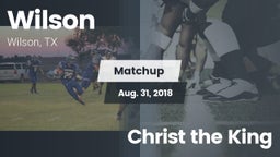 Matchup: Wilson  vs. Christ the King 2018
