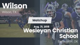 Matchup: Wilson  vs. Wesleyan Christian School 2018