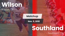 Matchup: Wilson  vs. Southland  2018