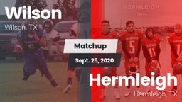 Matchup: Wilson  vs. Hermleigh  2020