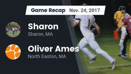 Recap: Sharon  vs. Oliver Ames  2017